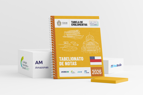 Tabela de Emolumentos 2026 - versão tinta-braille - Tabelionato de Notas - Amazonas
